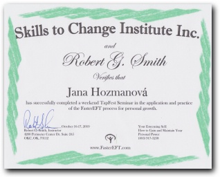 Certifikát Faster EFT